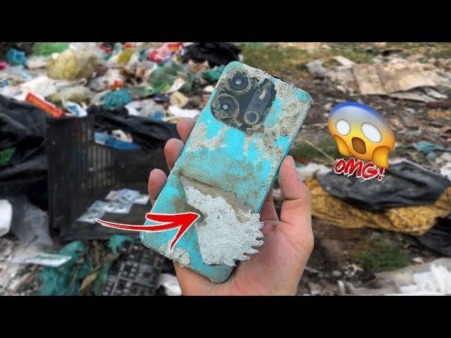 Incredibly, I Found the Phone stuck with Saw Blade | Restoration TECNO SPARK GO 2023