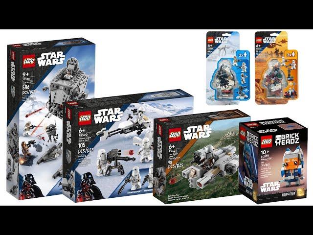 All LEGO Star Wars Sets January 2022 Compilation/Collection Speed Build