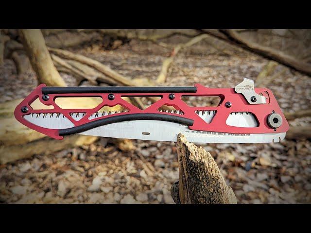 The best ultralight backpacking saw - Silky Gomboy retrofit - The Yuka 240 Pull Saw by Suluk 46