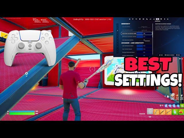 Fortnite 3v3v3v3 Go Goated Zone Wars Gameplay + BEST Controller Settings For Fortnite!