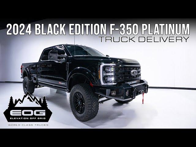 EOG’s First 2024 Black Edition F-350 Delivery