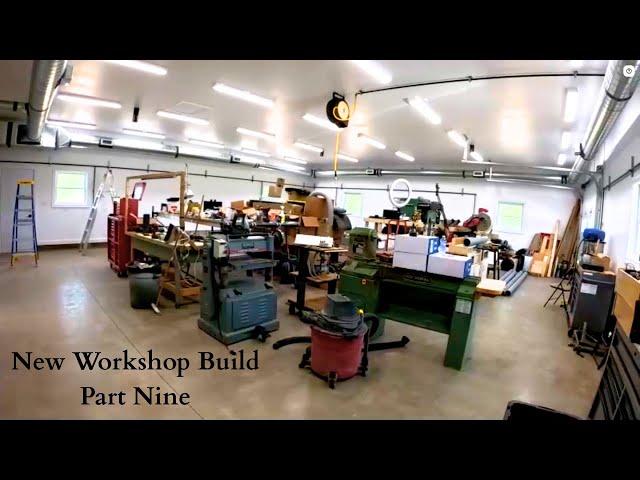 Woodturning - New Workshop Build Part Nine