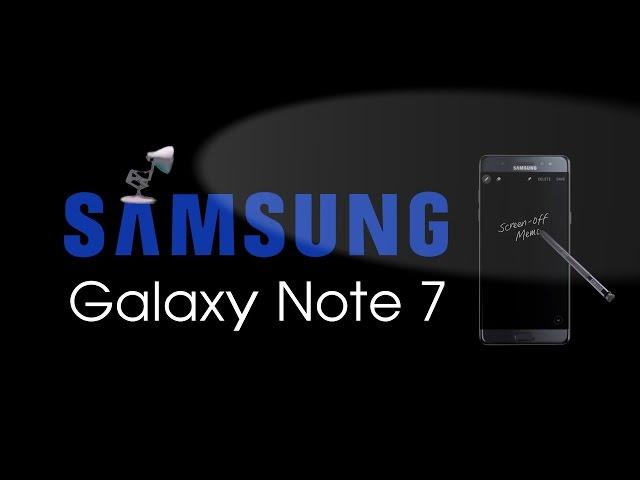 Samsung Galaxy Note 7 Logo Spoof Luxo Lamp