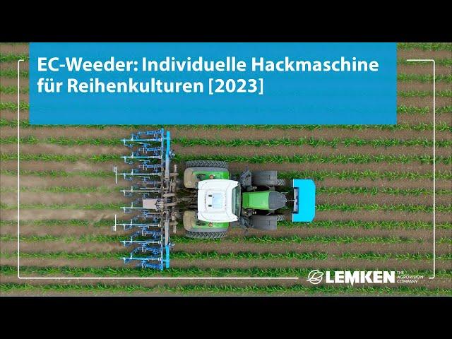 EC-Weeder: Customisable hoeing machine for row crops [2023)