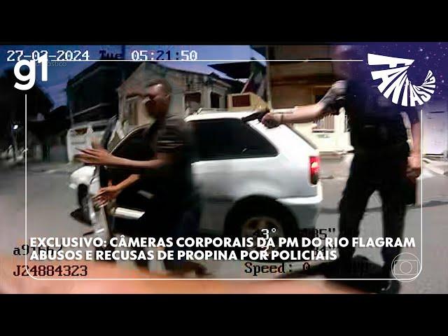 EXCLUSIVO: câmeras corporais da PM do Rio flagram abusos, desvios e recusas de propina por policiais