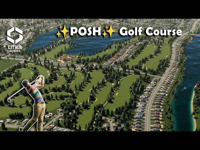 Building a REALISTIC Golf Course | Cities Skylines 2