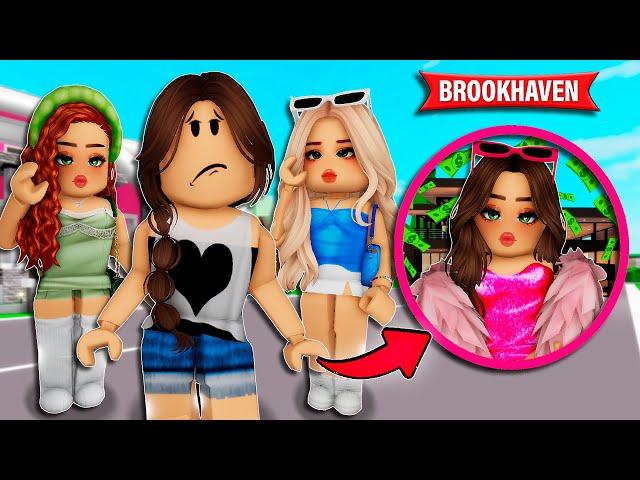 A MENINA POBRE que NÃO TINHA AMIGAS FICOU RICA | Historinhas Brookhaven Roblox | Bibi e Lud