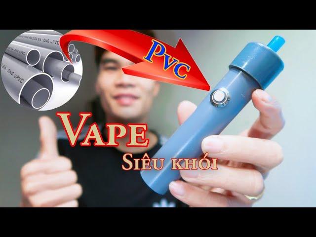 Make super smoke Vape with cheap PVC pipes