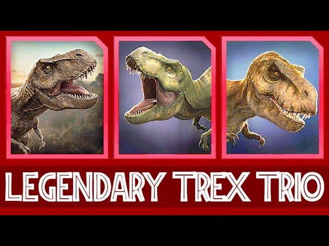 THE LEGENDARY TREX TRIO (JURASSIC WORLD ALIVE)