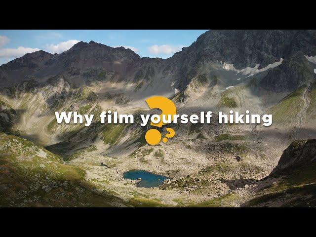 Why would you film yourself "hiking alone"?