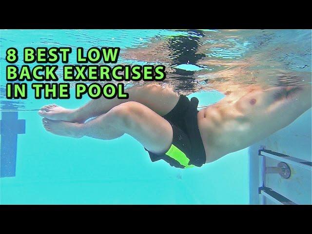 8 LOW BACK/INJURY EXERCISES IN THE POOL/HYDROTHERAPY