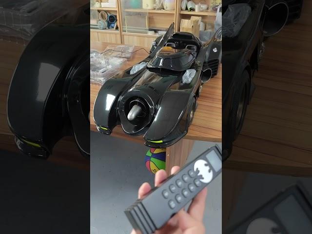 Instructions for unboxing and using the 1989 batmobile