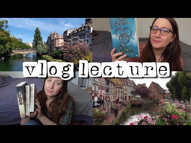 Vlog lecture | périple alsacien et grosse saga de fantasy ! 