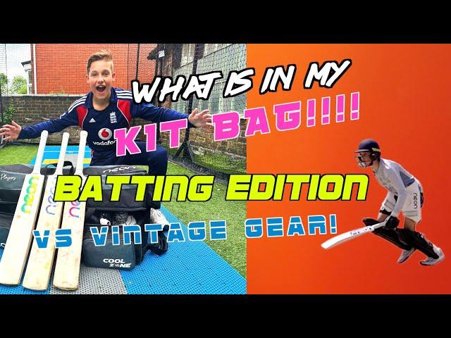 WHAT is in my Kitbag? versus Vintage Cricket Gear!