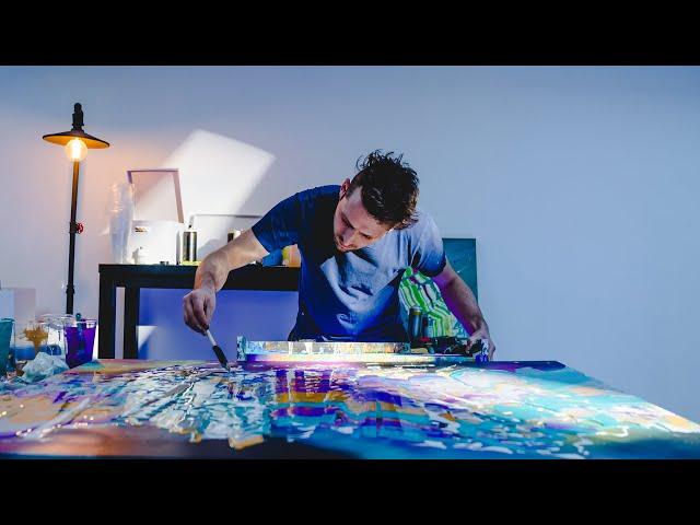 Max Ruebensal - Creative process in his abstract world
