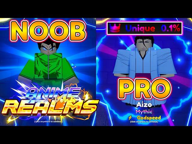 ANIME REALMS! NEW ANIME ADVENTURES GAME?! WENT FROM NOOB TO PRO In Anime Realms Roblox