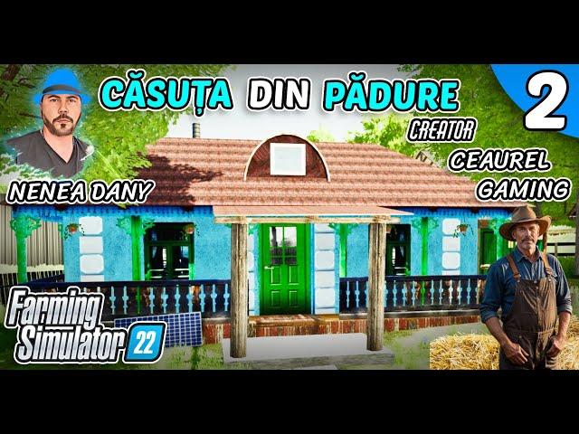  =  Farming Simulator 22 - Harta CASUTA DIN PADURE ,  ( CEAUREL GAMING ) FACEM BALOTI SI ARAM