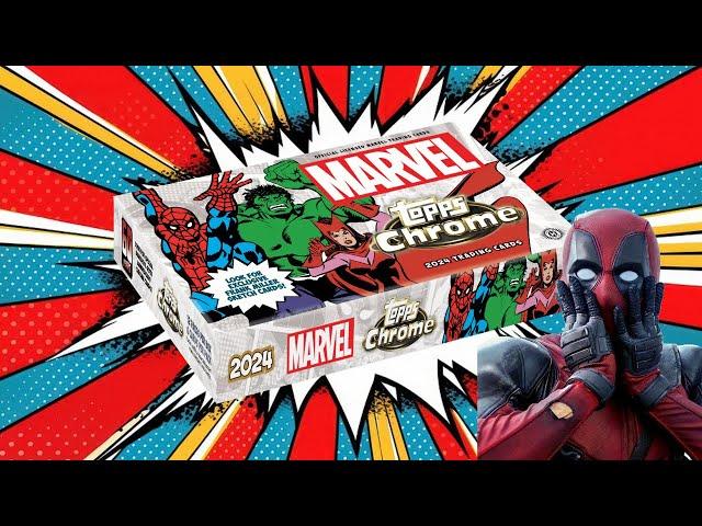 YOU WILL NOT BELIEVE THIS BOX! Opening another 2024 Marvel Topps Chrome Hobby Box!