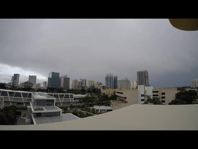 FORT LAUDERDALE SKYLINE / STORMY TIMELAPSE