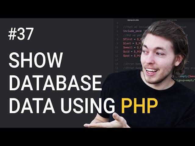 37: How to show database data on a website using MySQLi | PHP tutorial | Learn PHP programming