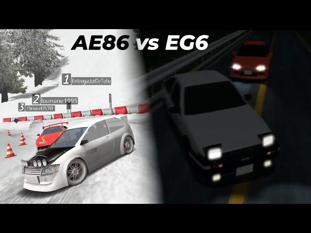 Rally Fury - Initial D Reference - AE86 vs EG6
