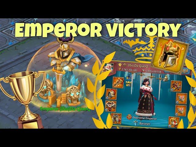 Lords Mobile - We won RALLY EMPEROR! Unexpected victory. Piloting DaQiao. Entire recording