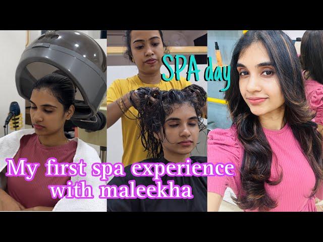 My first SPA experience with maleekha#spa |malayalam