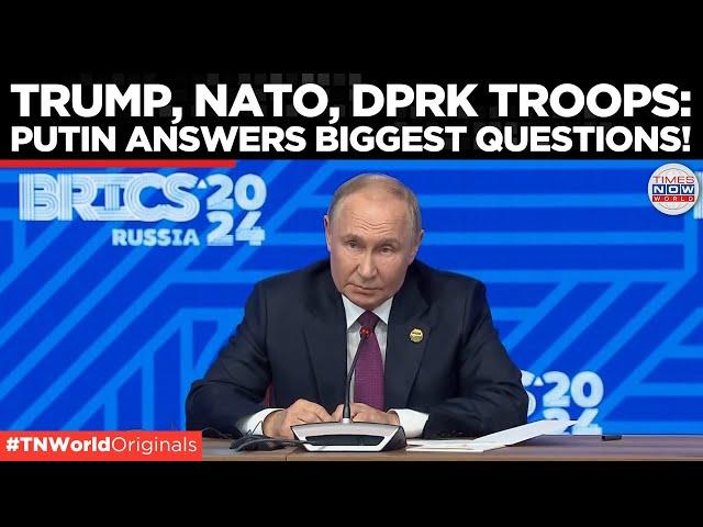 BRICS 2024: Putin Comments on Relationship with Trump, Kursk Warfare and Gaza | Times Now World