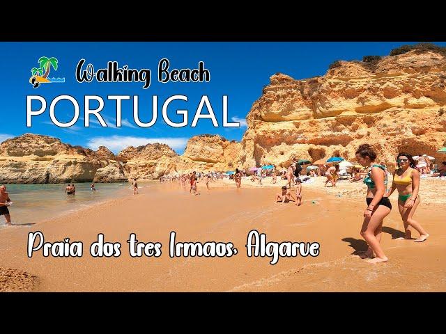 Praia dos tres Irmaos Alvor PORTUGAL | WALKING BEACH