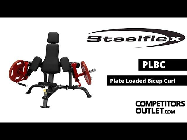 Steelflex Plate Loaded Bicep Curl Machine PLBC