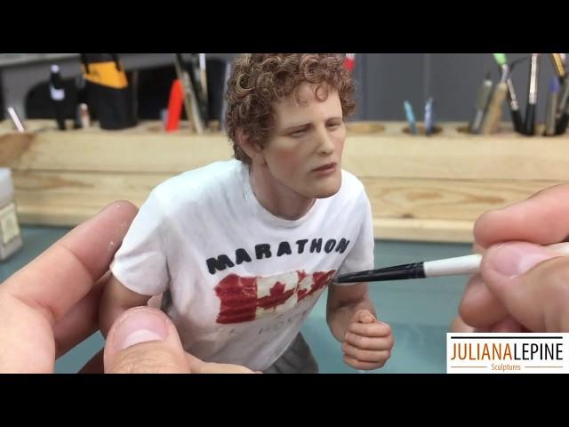 Sculpting Terry Fox