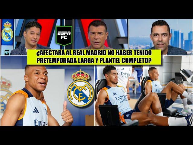 REAL MADRID no se verá afectado por su corta preparación. MBAPPÉ debutaría en Supercopa | ESPN FC