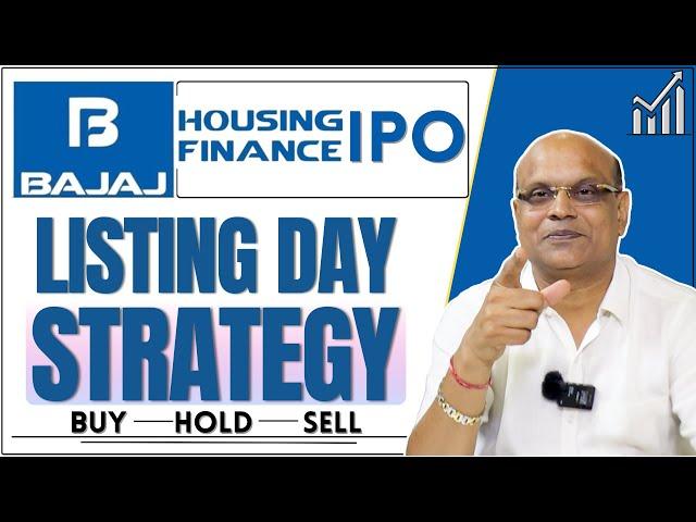 Bajaj Housing Finance Limited IPO Listing day strategy | @Pankajladha_