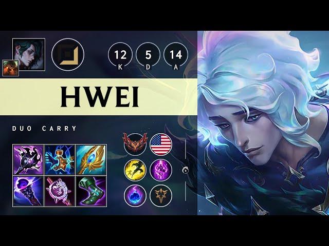 Hwei Carry vs Caitlyn: Rampage - NA Grandmaster Patch 14.16