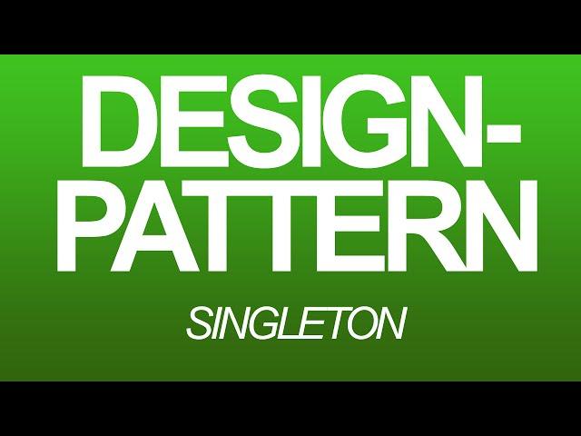 Design-Pattern [German] - Singleton