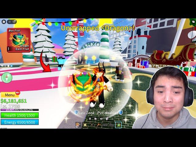 MY LUCKIEST CHRISTMAS UPDATE DAY EVER IN BLOX FRUITS..! 