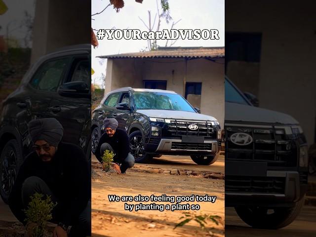 Plant a plant on new year 2025  #yourcaradvisor #automobile #electriccar , creta ev launch