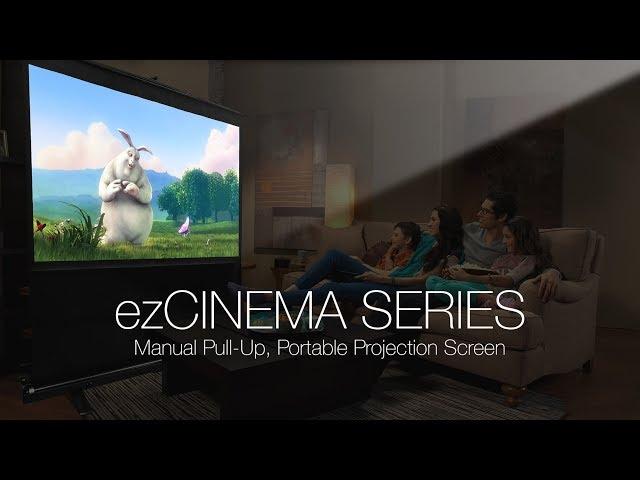  Elite Screens ezCinema Series Portable Pull-Up Projection Screen