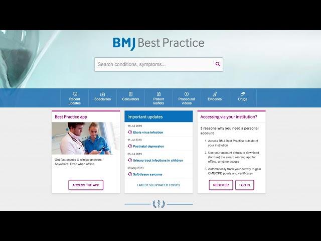 Important Updates on BMJ Best Practice