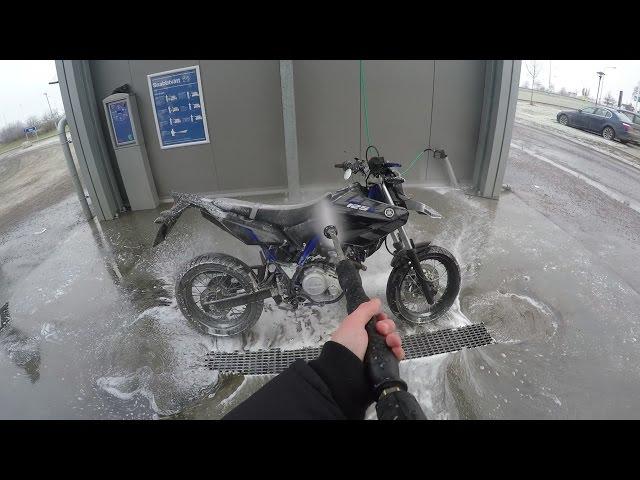 Mio  Tvätt | SVENSK MOTOVLOGG | WR125X