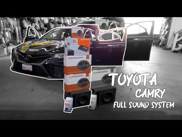 2020 Toyota Camry FULL SOUND SYSTEM AND BASS UPGRADE !!! #JBL #PHOENIXGOLD