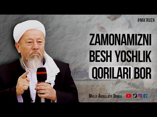 ZAMONAMIZNI BESH YOSHLIK QORILARI BOR