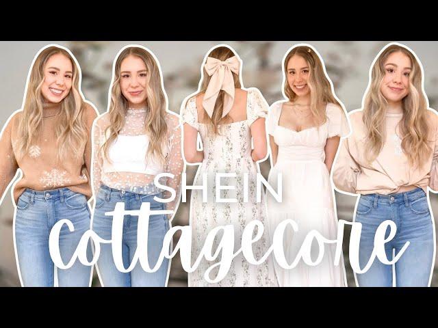 SHEIN Try On Haul | Cheap Clothing Haul 2022 | cottagecore, cozy, coachella...