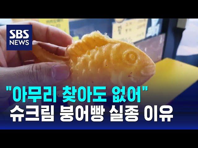 길거리서 사라진 '슈크림 붕어빵'…인기 많았는데 왜? / SBS / 오클릭