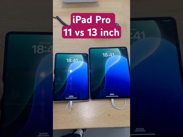 iPad Pro 11 VS iPad Pro 13 inch - Size Comparison