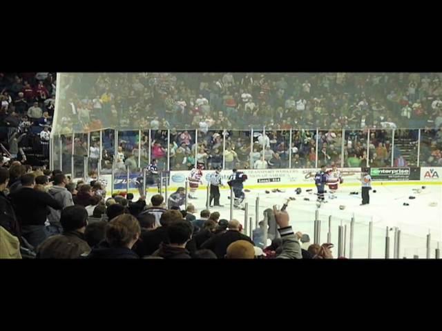 Tulsa Oilers vs OKC Blazer Massive Hockey Fight