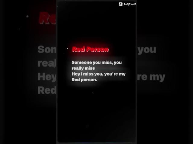 Red person