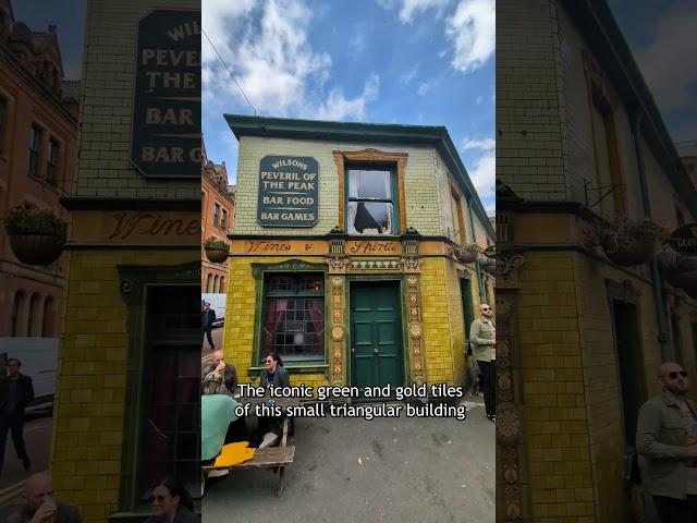 Peveril of the Peak - Manchester Most Famous Pub and the Most Beautiful Green Tile Front  #pubcrawls