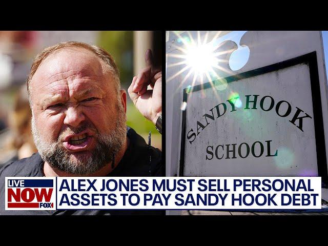 Infowars' Alex Jones must sell personal assets to pay $1.5B Sandy Hook debt | LiveNOW from FOX