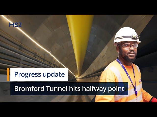 HS2’s tunnelling into Birmingham reaches halfway point